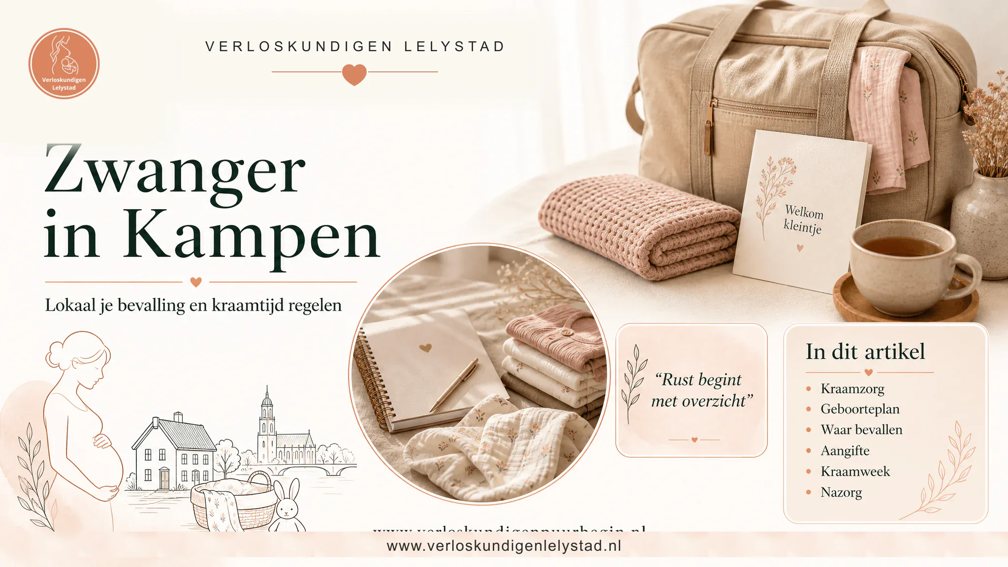 Zwanger in Lelystad: wat regel je lokaal voor je bevalling en kraamtijd